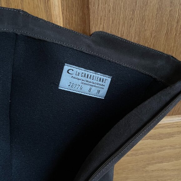 LA CANADIENNE -- Mazy Waterproof Boots-Moka Suede -- Like New - Picture 12 of 12